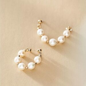 NWT Set & Stones Mara Hoop Earrings by Anthropologie